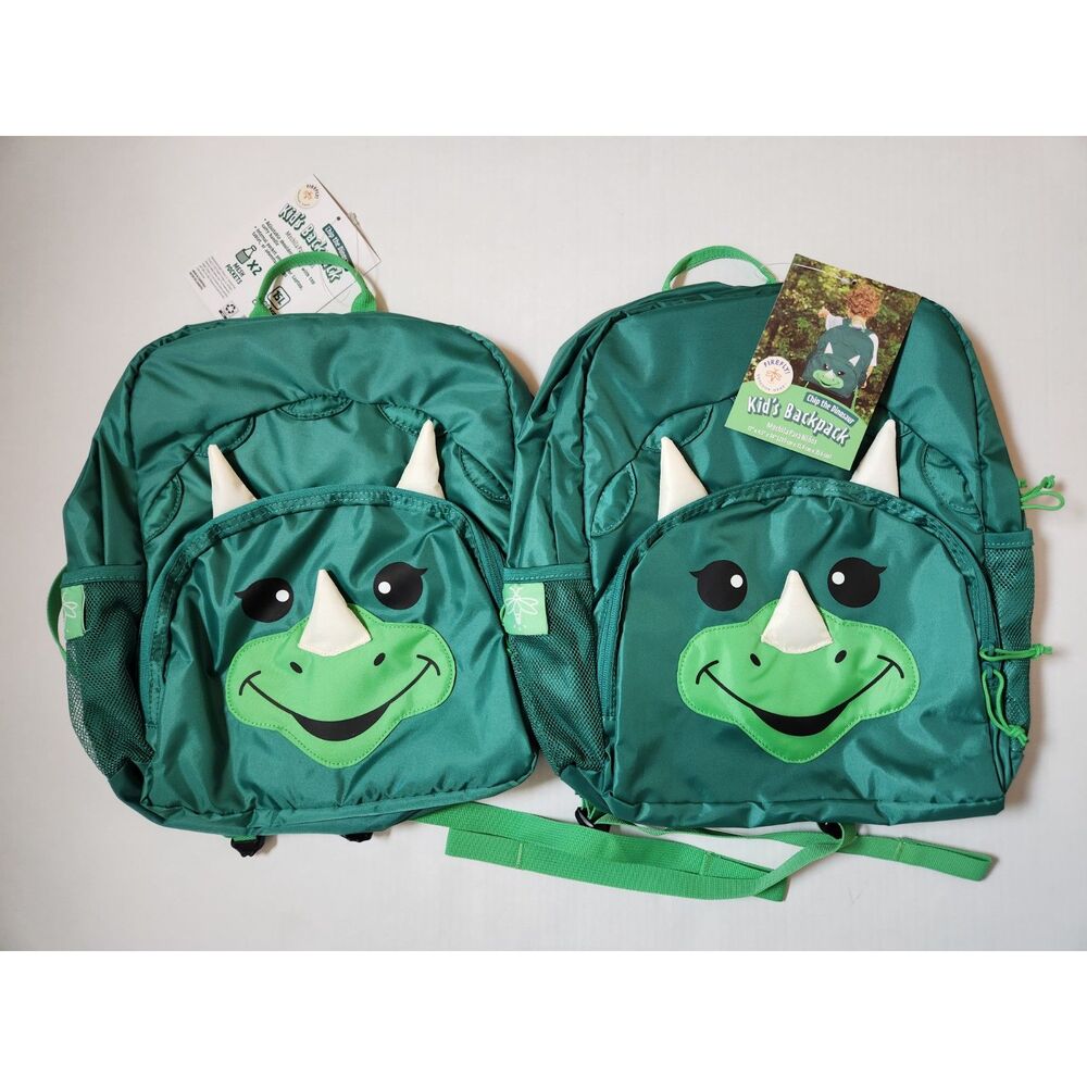 Kids Dinosaur Backpack Set of 2 Preschool Daycare Toddler Bag